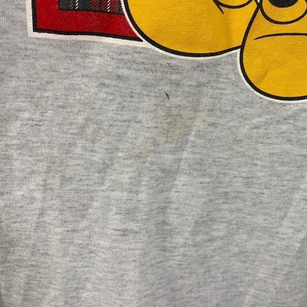 Vintage Mickey Mouse shirt with plaid letter - Picture 3 of 9